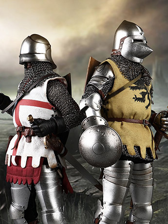 Order of the Sacred Garter Feudal Knight & Baron Knight 1/6 Scale Figures Set Gallery Image 2