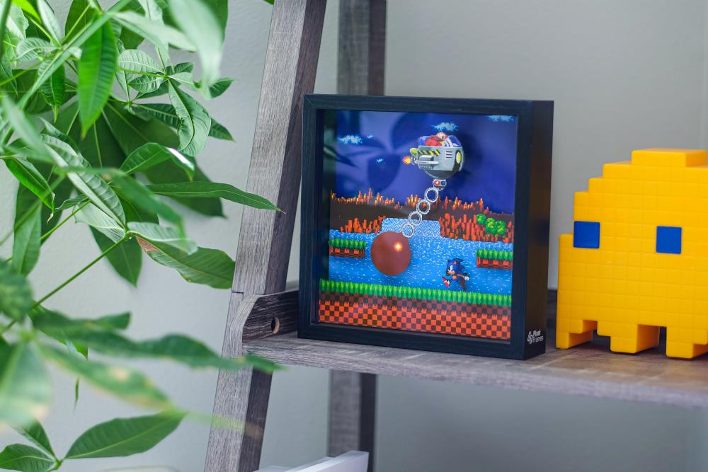 Sonic The Hedgehog Wrecking Ball Pixel Frame (9x9) Gallery Image 4