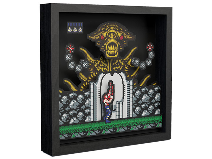 Contra Alien Boss Pixel Frame (9x9) Gallery Image 1