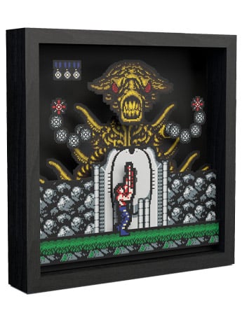 Contra Alien Boss Pixel Frame (9x9) Gallery Image 2