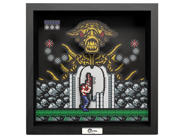 Contra Alien Boss Pixel Frame (9x9) Gallery Image 3