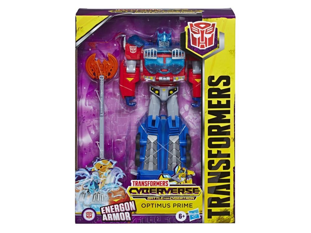 Transformers: Cyberverse Ultimate Energon Armor Optimus Prime Figure Gallery Image 6