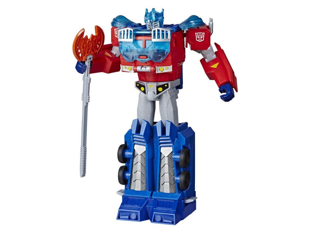 Transformers: Cyberverse Ultimate Energon Armor Optimus Prime Figure Gallery Image 4