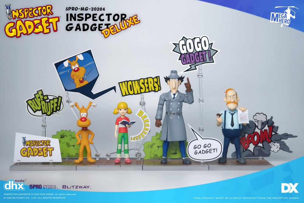 Inspector Gadget MEGAHERO Deluxe Figure Set Gallery Image 3