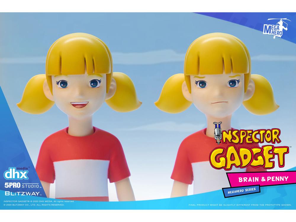 Inspector Gadget MEGAHERO Brain & Penny Two-Pack Gallery Image 5