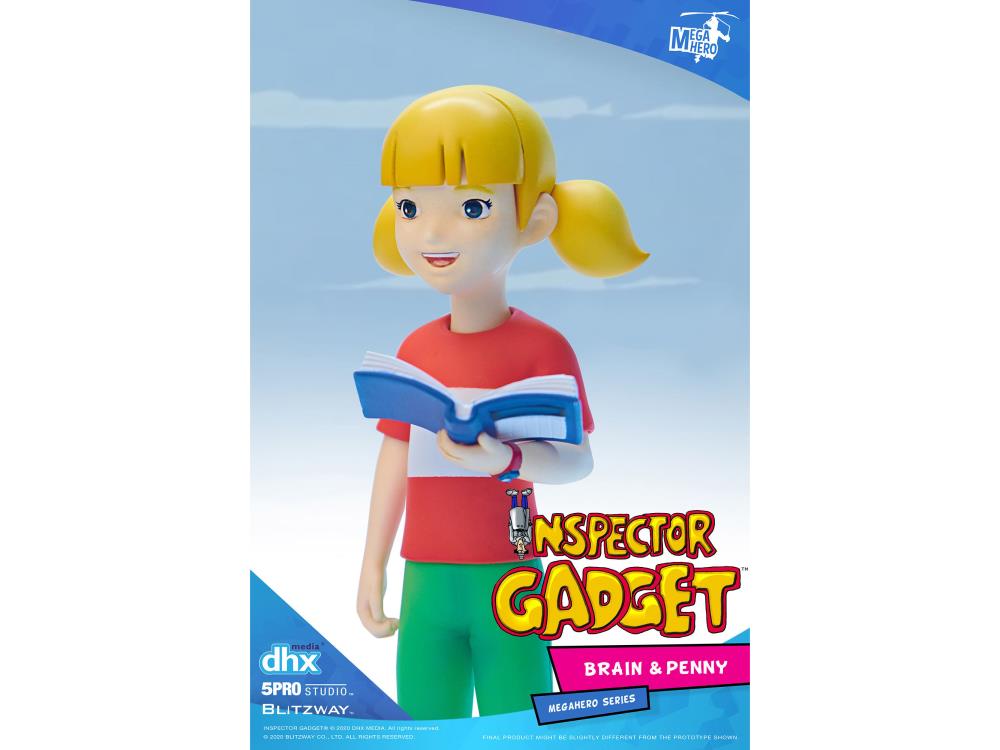Inspector Gadget MEGAHERO Brain & Penny Two-Pack Gallery Image 3