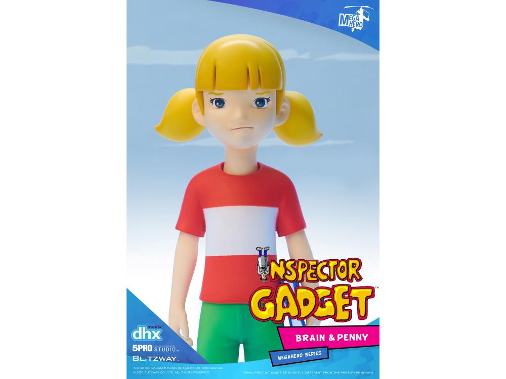 Inspector Gadget MEGAHERO Brain & Penny Two-Pack Gallery Image 4