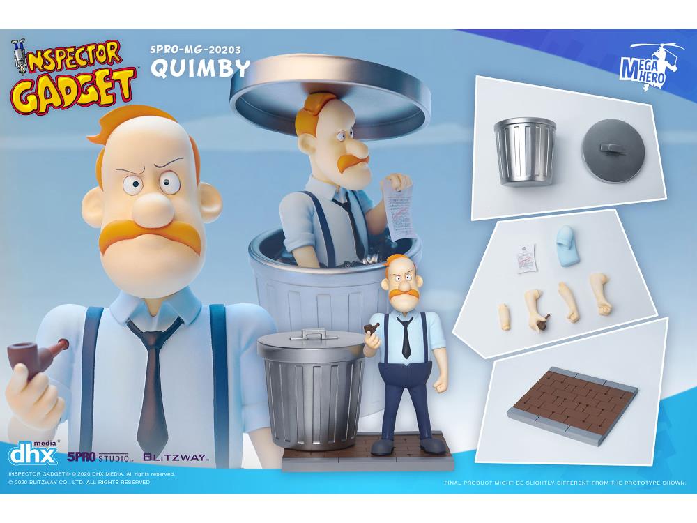 Inspector Gadget MEGAHERO Chief Quimby Figure Gallery Image 8