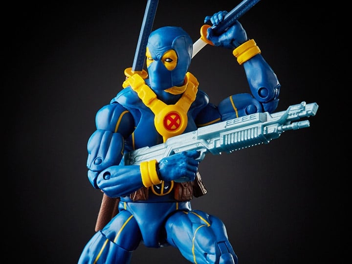 Deadpool Marvel Legends Deadpool (Blue) Action Figure (Strong Guy BAF) Gallery Image 1