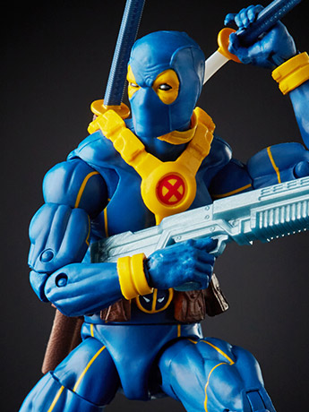 Deadpool Marvel Legends Deadpool (Blue) Action Figure (Strong Guy BAF) Gallery Image 2