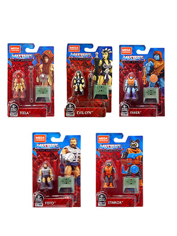 Masters of the Universe Mega Construx Heroes Wave 2 Set of 5 Figures Gallery Image 2