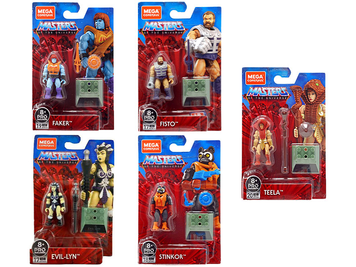 Masters of the Universe Mega Construx Heroes Wave 2 Set of 5 Figures Gallery Image 1