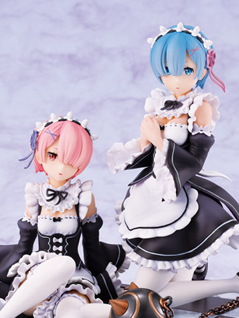 Re:Zero Starting Life in Another World Ram & Rem 1/8 Scale Figures Gallery Image 2