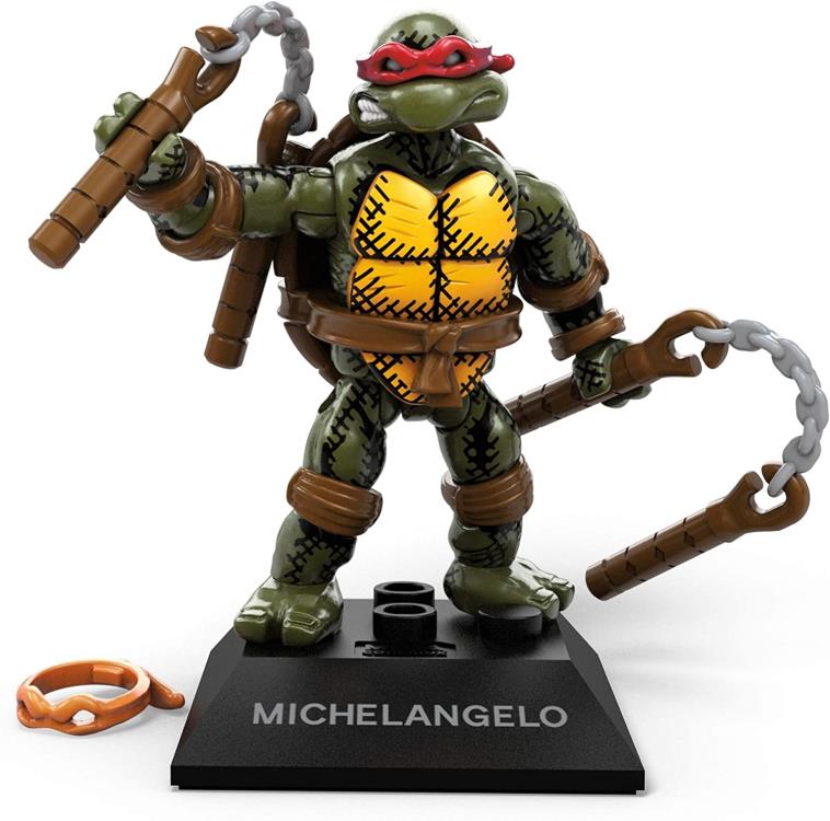 Teenage Mutant Ninja Turtles Mega Construx Heroes Michelangelo Gallery Image 5