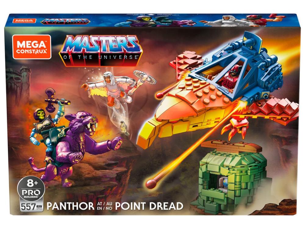 Masters of the Universe Mega Construx Probuilder Panthor at Point Dread Playset Gallery Image 5