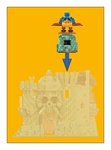 Masters of the Universe Mega Construx Probuilder Panthor at Point Dread Playset Gallery Image 6