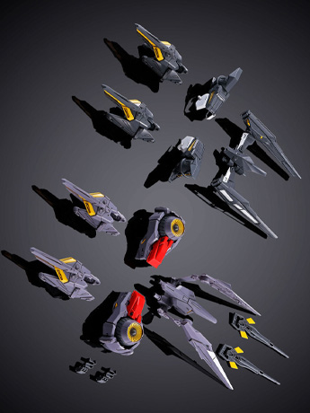 New Mobile Report Gundam Wing Dual Story: G-Unit HGAC Gundam Geminass 01 Assault Booster & High Mobility Unit 1/144 Scale Exclusive Expansion Set Gallery Image 2