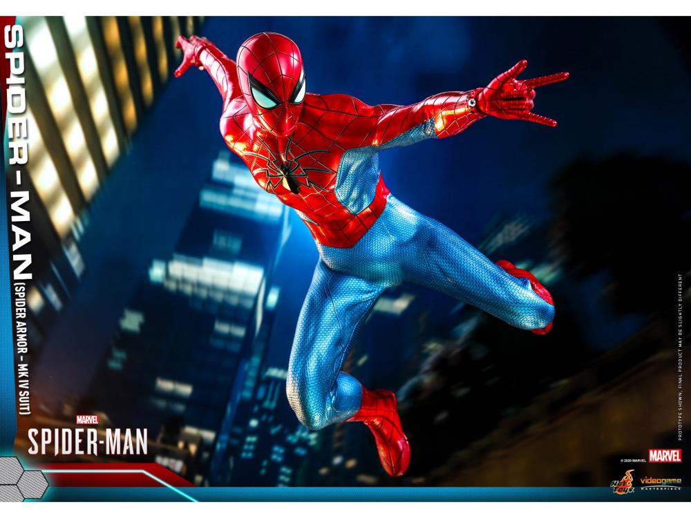 Marvel's Spider-Man VGM43 Spider-Man (Spider Armor MK IV) 1/6 Scale Collectible Figure Gallery Image 9
