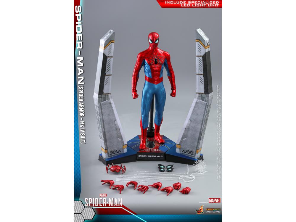 Marvel's Spider-Man VGM43 Spider-Man (Spider Armor MK IV) 1/6 Scale Collectible Figure Gallery Image 19