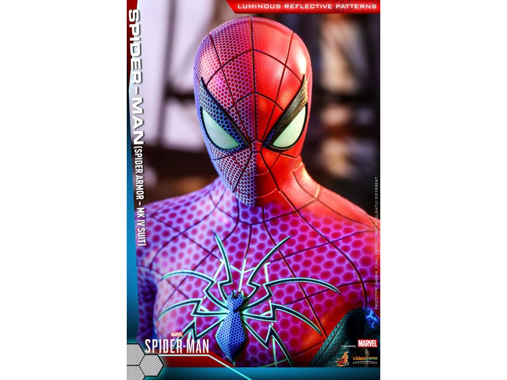 Marvel's Spider-Man VGM43 Spider-Man (Spider Armor MK IV) 1/6 Scale Collectible Figure Gallery Image 3