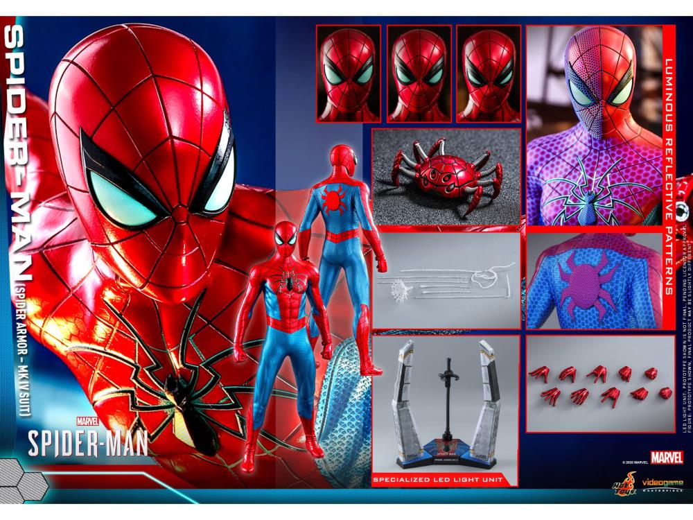 Marvel's Spider-Man VGM43 Spider-Man (Spider Armor MK IV) 1/6 Scale Collectible Figure Gallery Image 21