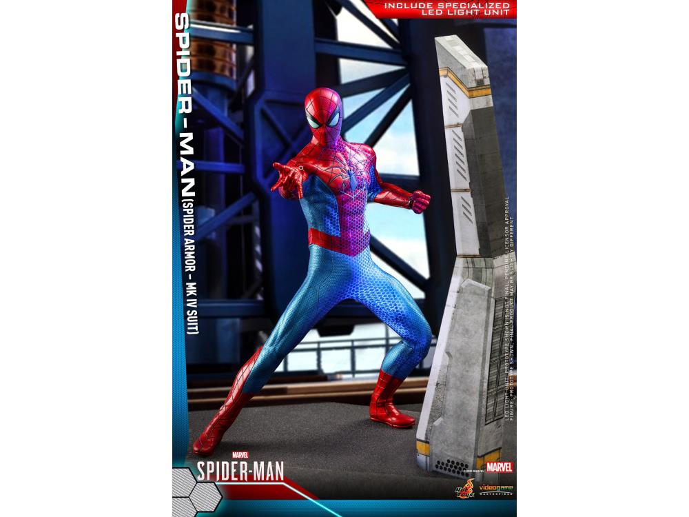Marvel's Spider-Man VGM43 Spider-Man (Spider Armor MK IV) 1/6 Scale Collectible Figure Gallery Image 4