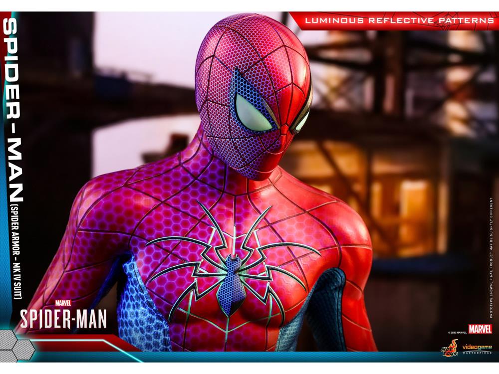 Marvel's Spider-Man VGM43 Spider-Man (Spider Armor MK IV) 1/6 Scale Collectible Figure Gallery Image 6