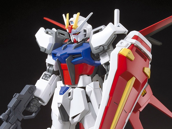 Mobile Suit Gundam SEED Destiny HGCE GAT-X105+AQM/E-X01 Aile Strike Gundam 1/144 Scale Model Kit Gallery Image 1