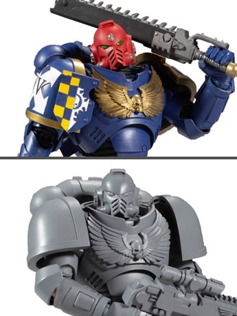 Warhammer 40,000 Ultramarines Primaris Assault Intercessor & Space Marine Primaris Intercessor Artist Proof Chase Set Gallery Image 2
