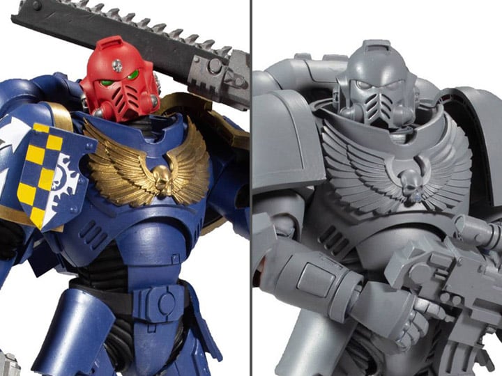Warhammer 40,000 Ultramarines Primaris Assault Intercessor & Space Marine Primaris Intercessor Artist Proof Chase Set Gallery Image 1