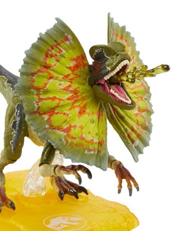 Jurassic Park Amber Collection Dilophosaurus Gallery Image 2