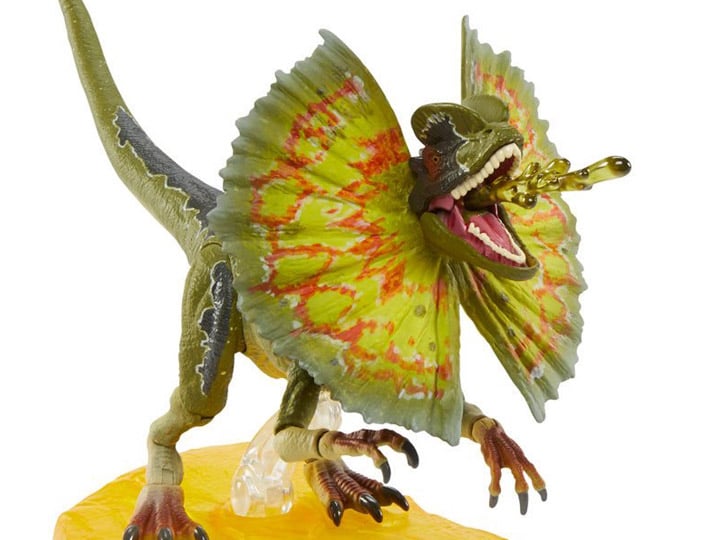 Jurassic Park Amber Collection Dilophosaurus Gallery Image 1