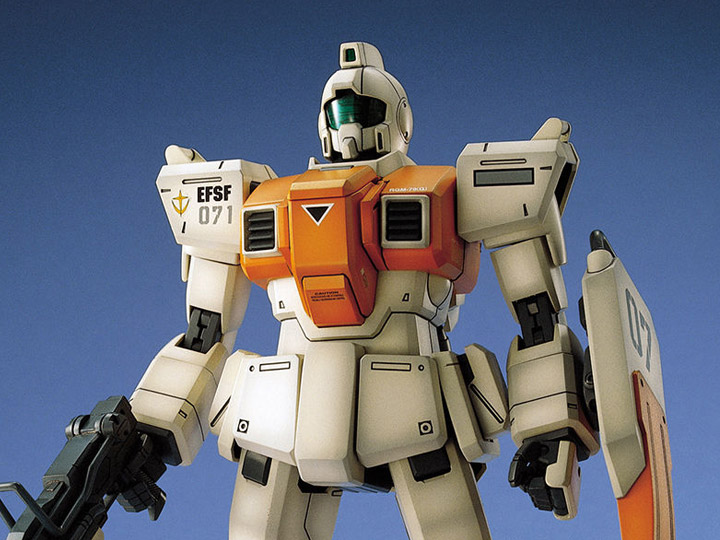 Mobile Suit Gundam: The 08th MS Team MG RGM-79(G) GM Ground Type 1/100 Scale Model Kit Gallery Image 1