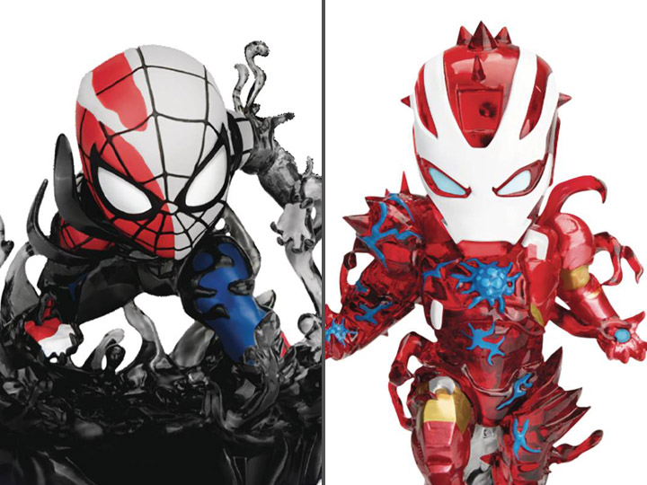 Spider-Man: Maximum Venom Mini Egg Attack MEA-018SP Venomized Iron Man & Spider-Man SDCC 2020 Exclusive Set Gallery Image 1