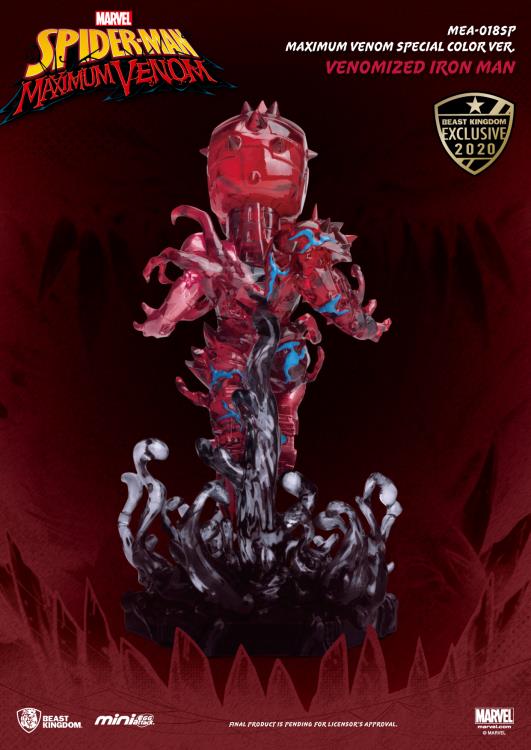Spider-Man: Maximum Venom Mini Egg Attack MEA-018SP Venomized Iron Man & Spider-Man SDCC 2020 Exclusive Set Gallery Image 7