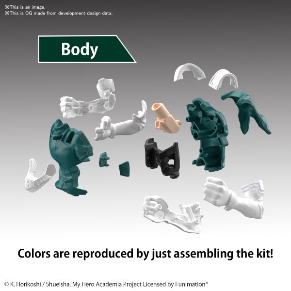 My Hero Academia Entry Grade Izuku Midoriya Model Kit Gallery Image 4