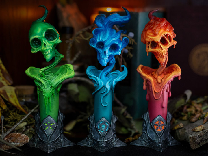 Court of the Dead The Lighter Side of Darkness: Faction Candle Statue Set Gallery Image 1
