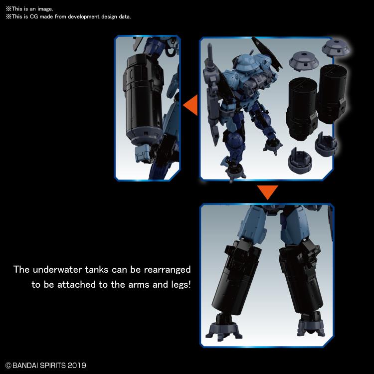 30 Minutes Missions #30 bEXM-15 Portanova Marine Type (Blue Gray) Model Kit Gallery Image 9