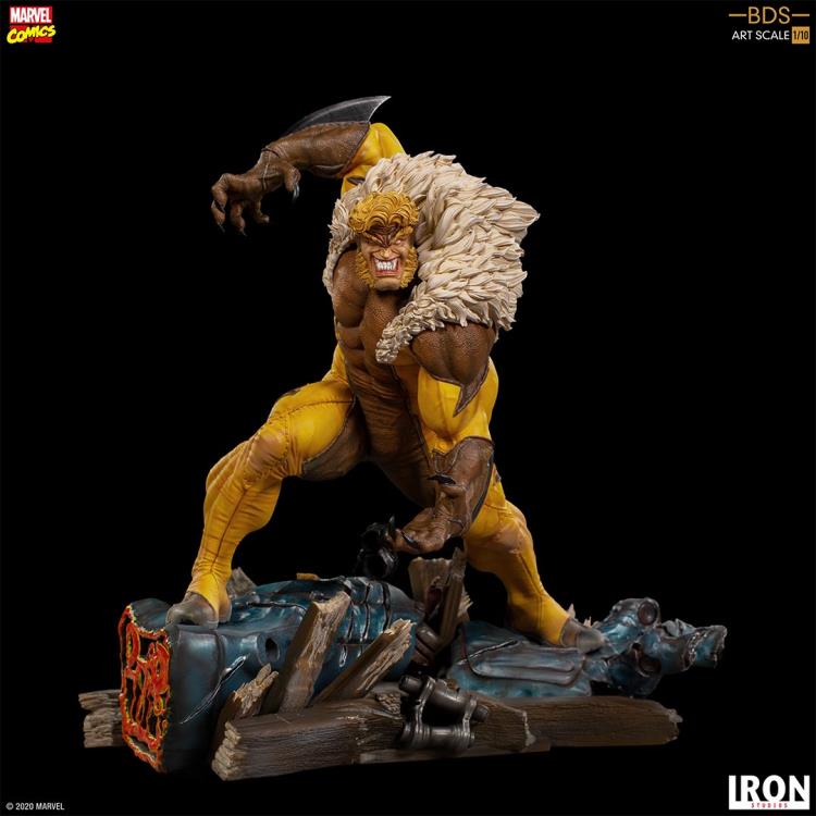 X-Men Battle Diorama Series Sabretooth 1/10 Art Scale Statue Gallery Image 7