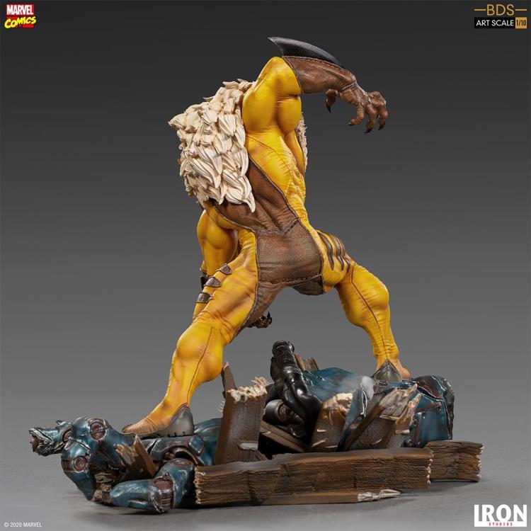 X-Men Battle Diorama Series Sabretooth 1/10 Art Scale Statue Gallery Image 5
