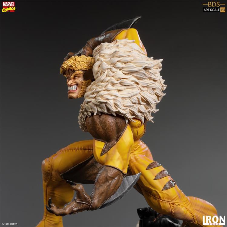 X-Men Battle Diorama Series Sabretooth 1/10 Art Scale Statue Gallery Image 9