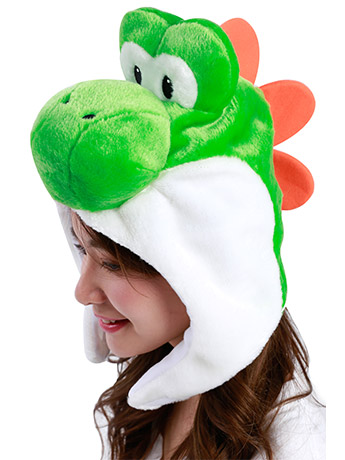 Super Mario Bros. Yoshi Kigurumi Cap Gallery Image 2