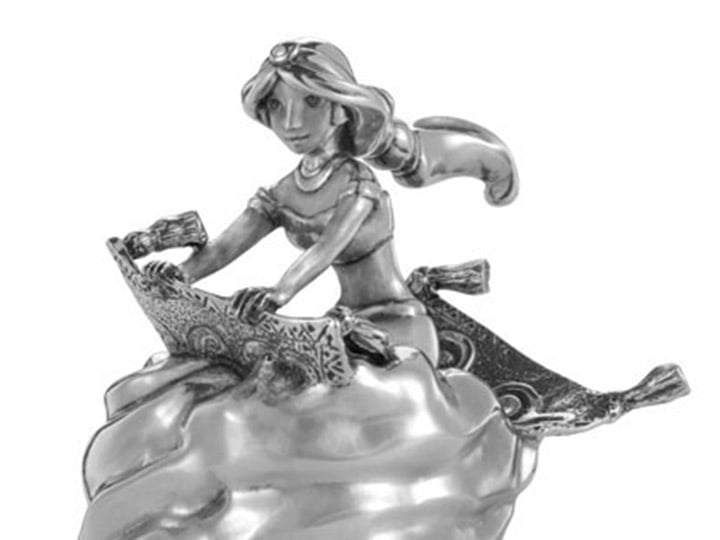 Aladdin Jasmine Pewter Collectible Musical Carousel Gallery Image 1