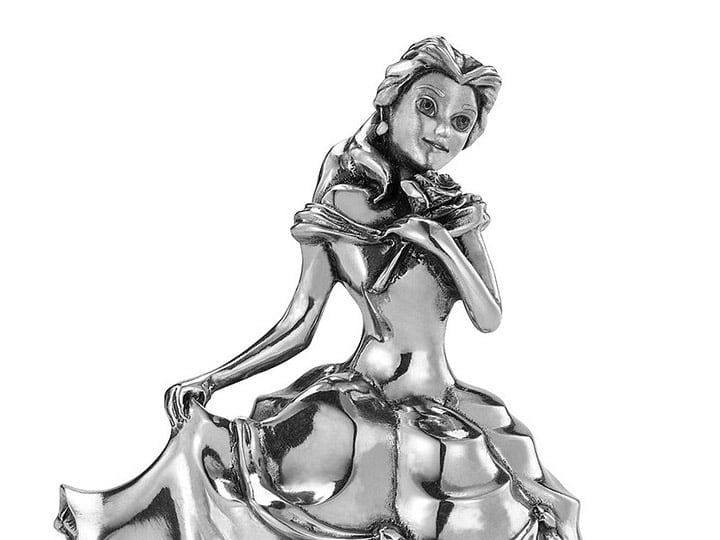 Beauty and the Beast Belle Pewter Collectible Musical Carousel Gallery Image 1
