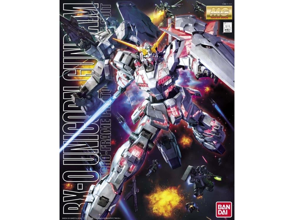 Mobile Suit Gundam Unicorn MG Unicorn Gundam 1/100 Scale Model Kit Gallery Image 4