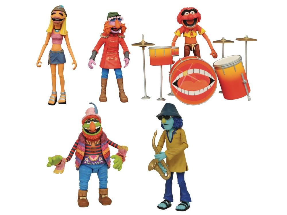 The Muppets Band Members Deluxe Action Figure SDCC 2020 Exclusive Box Set Gallery Image 3