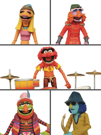 The Muppets Band Members Deluxe Action Figure SDCC 2020 Exclusive Box Set Gallery Image 2