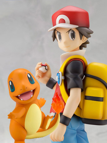 Pokemon ArtFX J Red With Charmander Figure Gallery Image 2