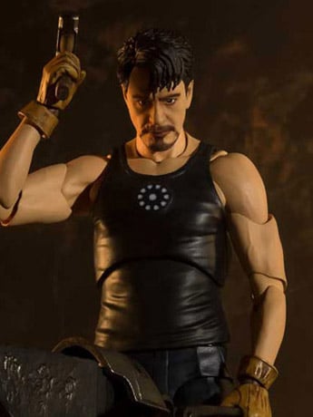 Figurine Iron Man S.H. Figuarts - Tony Stark (Birth Of Iron Man) 15 Cm, Bandai