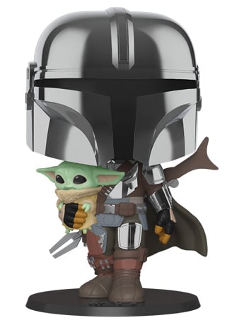 Pop! Star Wars: The Mandalorian - 10" Mandalorian with The Child Gallery Image 2